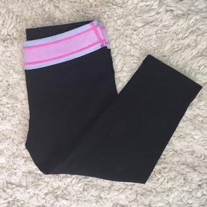 black ivivva reversible crops - size 14